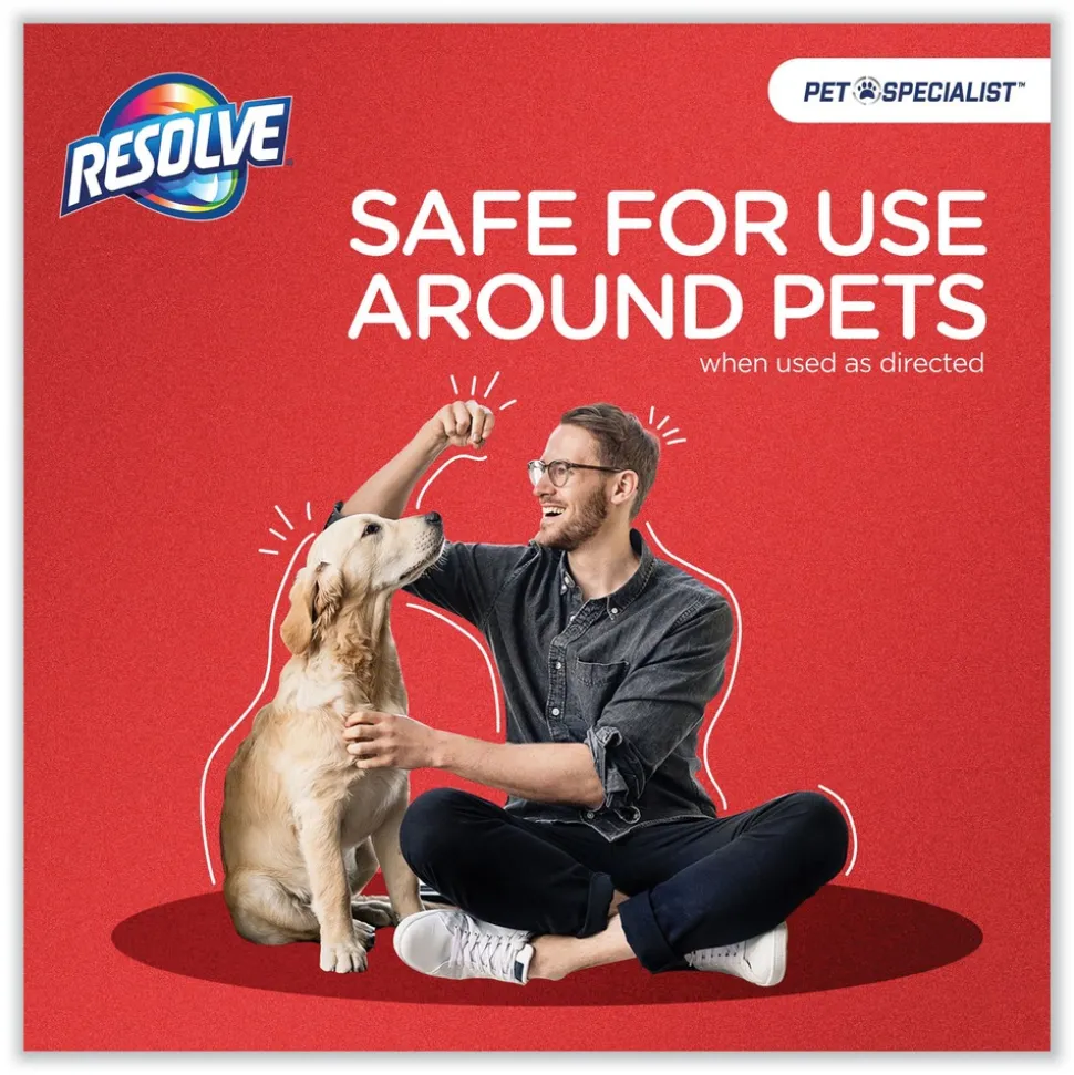 RESOLVE Pet Specialist 32 oz. Trigger Spray Bottle Stain and Odor Remover - Citrus (12/Carton)