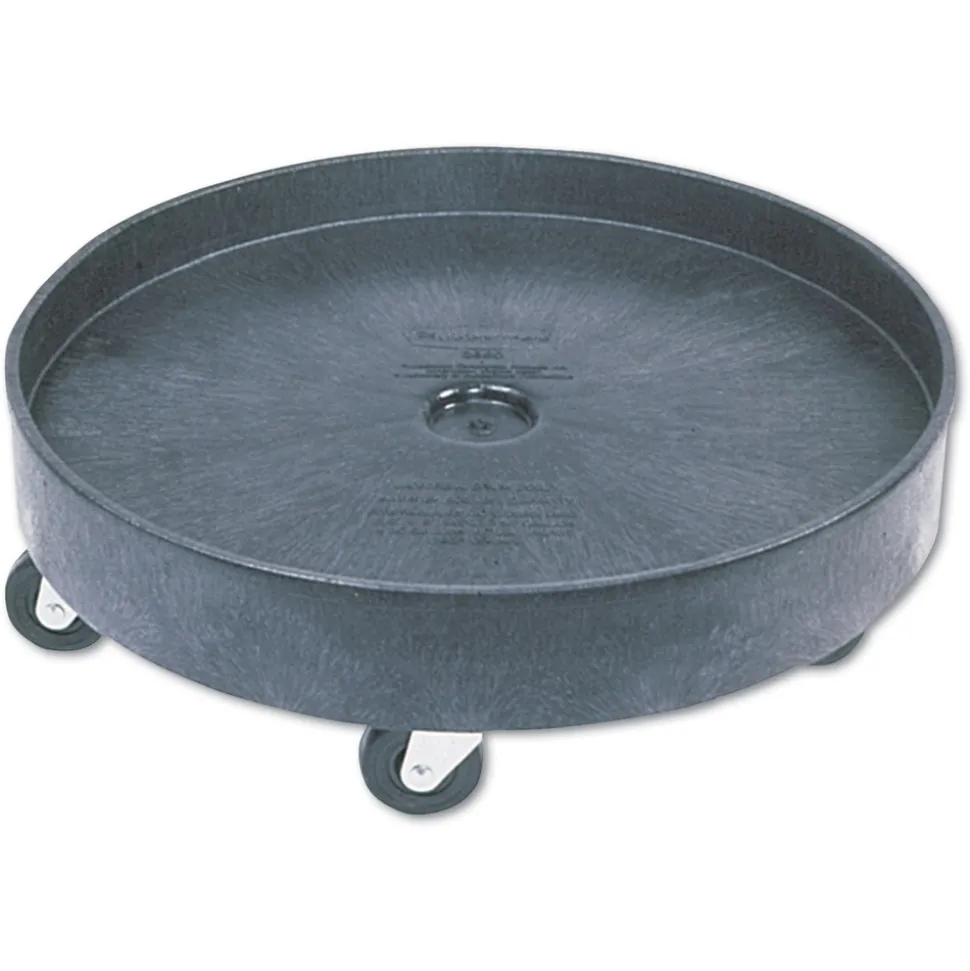 Rubbermaid Commercial BRUTE 500-lb. Capacity Universal Drum Dolly - Black