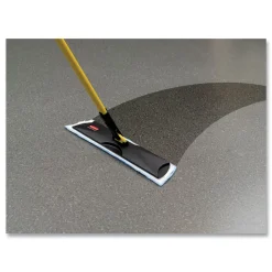Rubbermaid Commercial Economy 18 in. Microfiber Wet Mopping Pads - Blue (12/Carton)