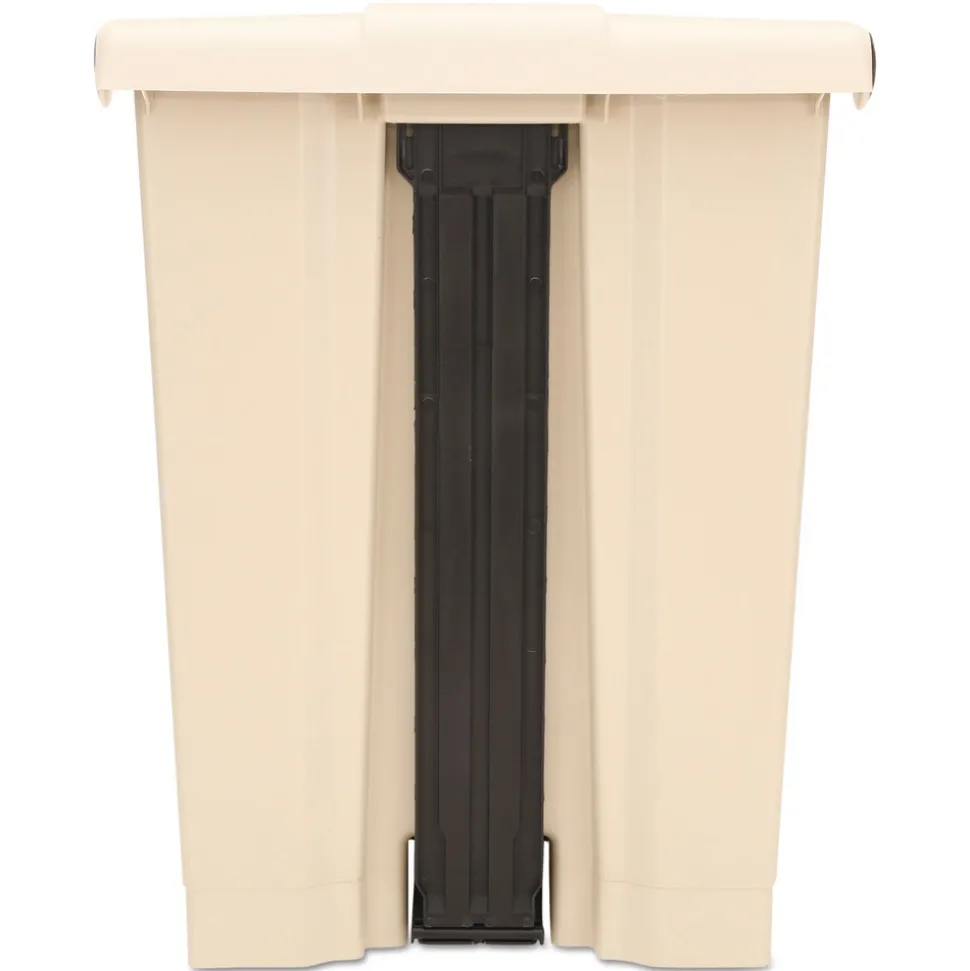 Rubbermaid Commercial 23 Gallon Polyethylene Step-On Receptacle - Beige