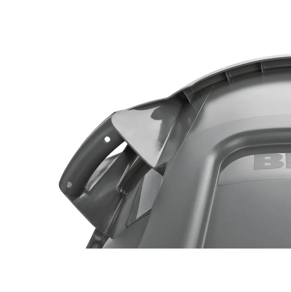 Rubbermaid Commercial 10 gal. Vented Round Plastic Brute Container - Gray