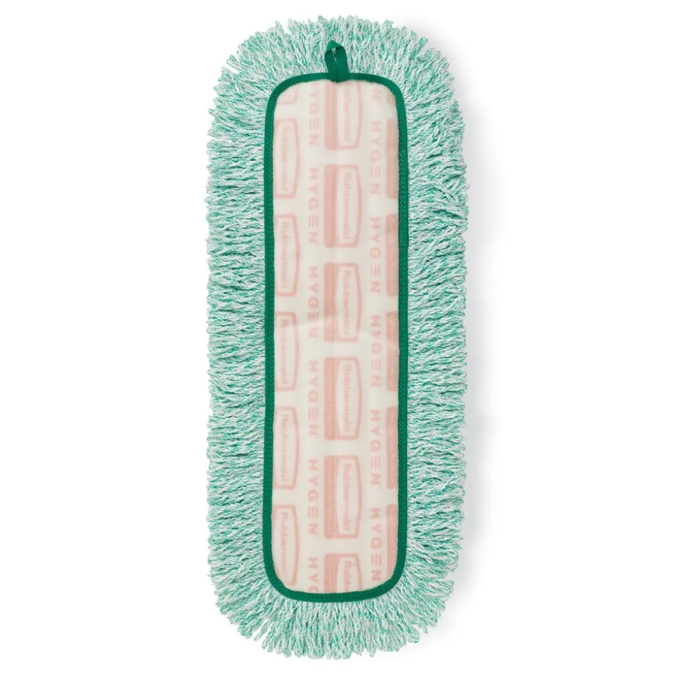 Rubbermaid Commercial 18 in. Microfiber Dust Pad with Fringe - Green