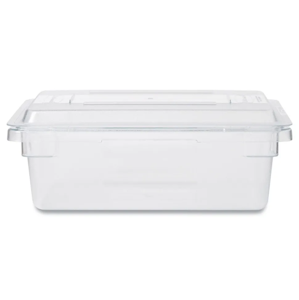 Rubbermaid Commercial 12 in. x 18 in. Food/Tote Box Lids - Clear