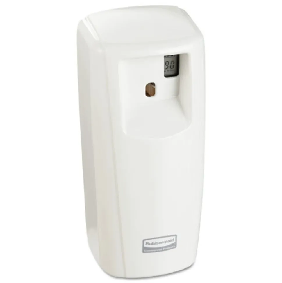 Rubbermaid Commercial 3.6 in. x 4.33 in. x 8.75 in. TC Microburst 9000 LCD Odor Control System - White