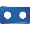 Rubbermaid Commercial 20.38 in. x 11.38 in. x 2.75 in. Lid for Slim Jim Bottle Recycling Container - Blue