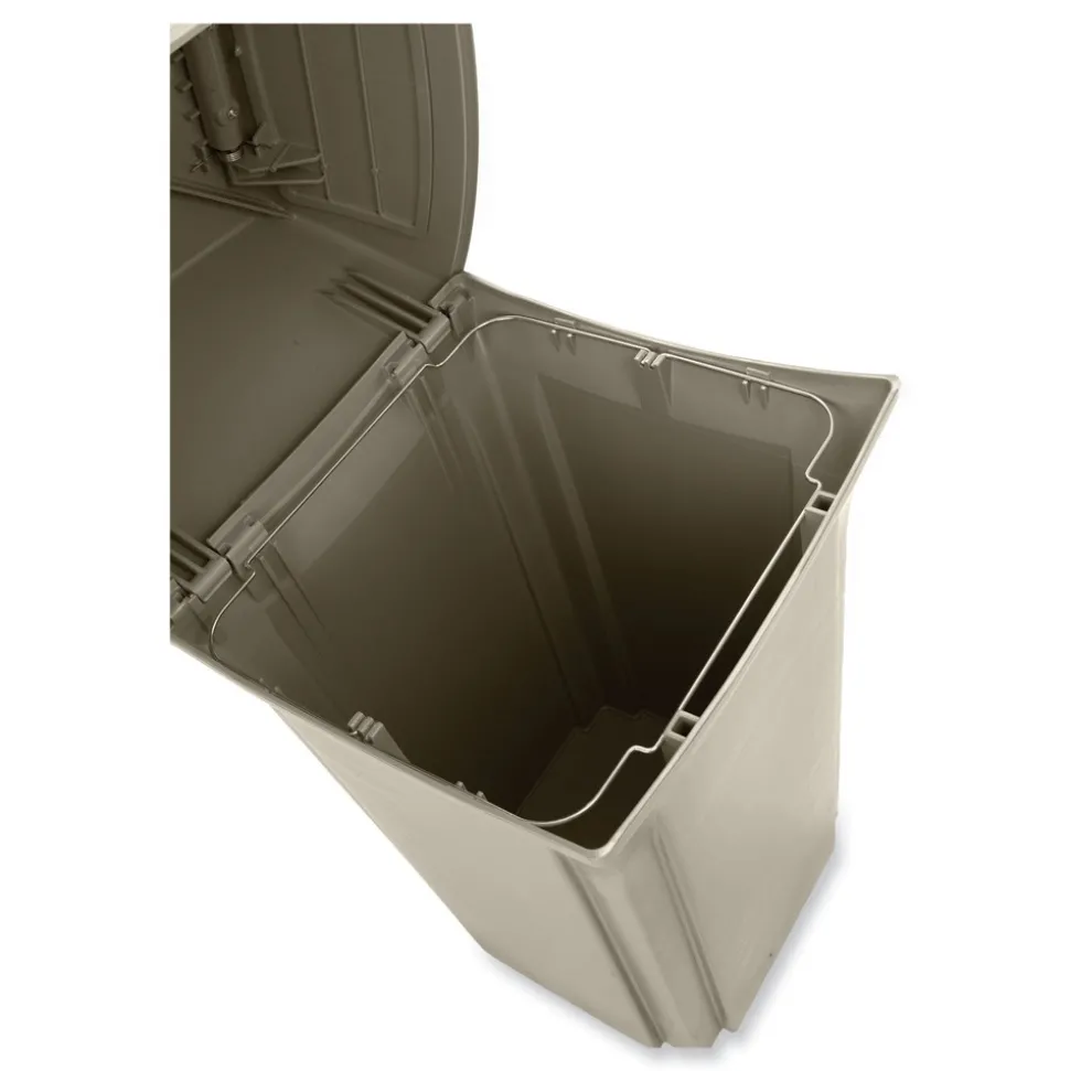Rubbermaid Commercial Ranger 45-Gallon Fire-Safe Structural Foam Container - Beige