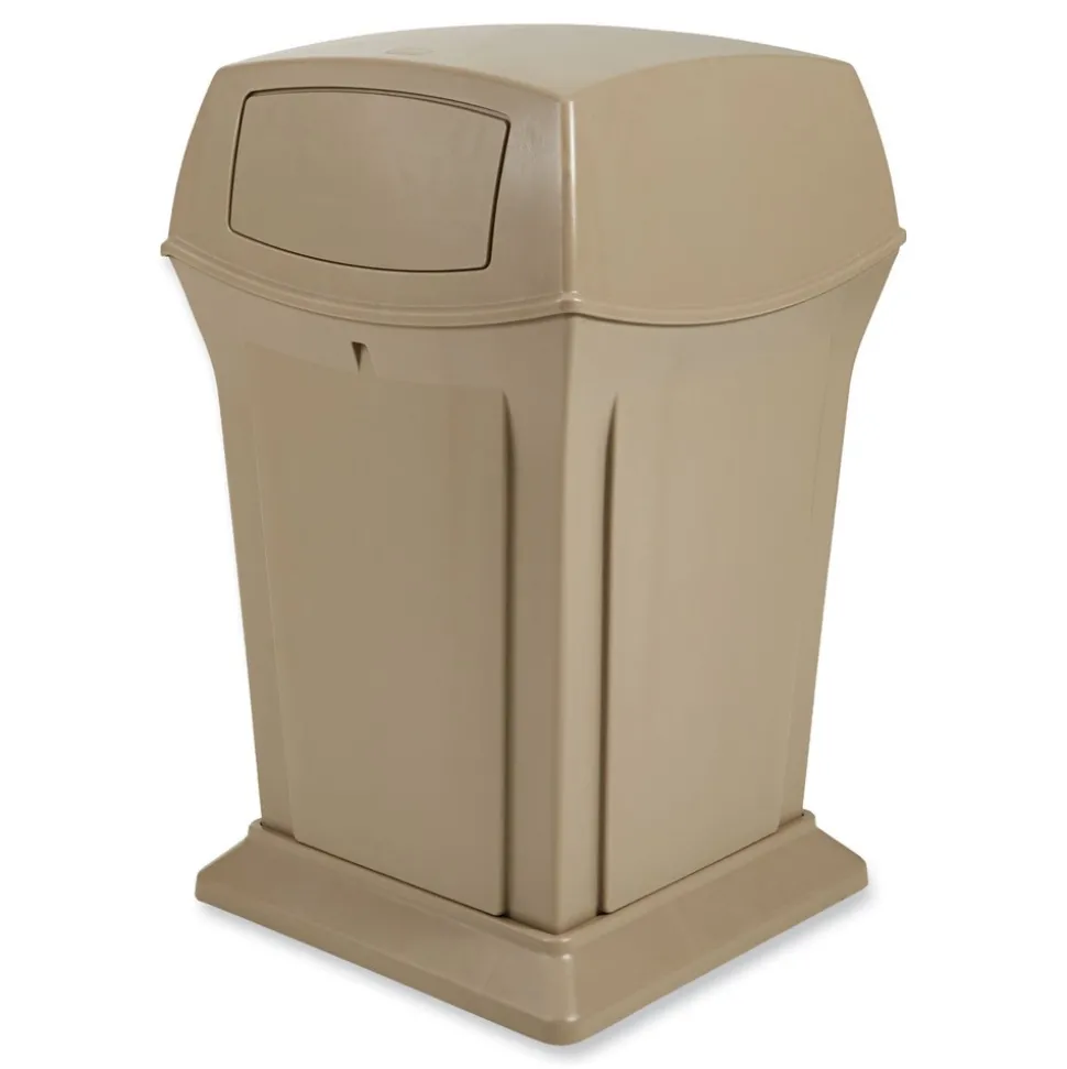 Rubbermaid Commercial Ranger 35-Gallon Fire-Safe Structural Foam Container - Beige