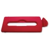 Rubbermaid Commercial Slim Jim 16.5 in. x 8 in. x 0.5 in. Paper Recycling Top - Red