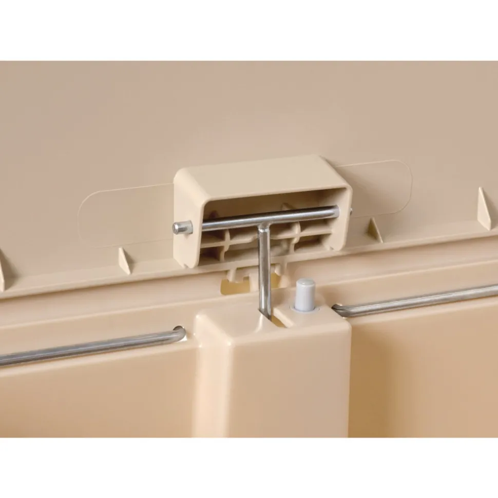 Rubbermaid Commercial Streamline 18-Gallon Resin Front Step Style Step-On Container - Beige