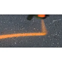 Rust-Oleum 17 oz. Aerosol Can Industrial Choice M1600 System Solvent-Based Precision Line Marking Paint - Flat Fluorescent Orange (12/Carton)