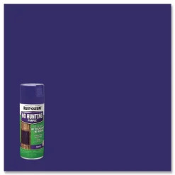 Rust-Oleum 12 oz. Aerosol Can Specialty No Hunting Spray Paint - Flat Purple (6/Carton)