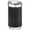 Safco At-Your-Disposal 28-Gallon Polyethylene Vertex Receptacle - Black