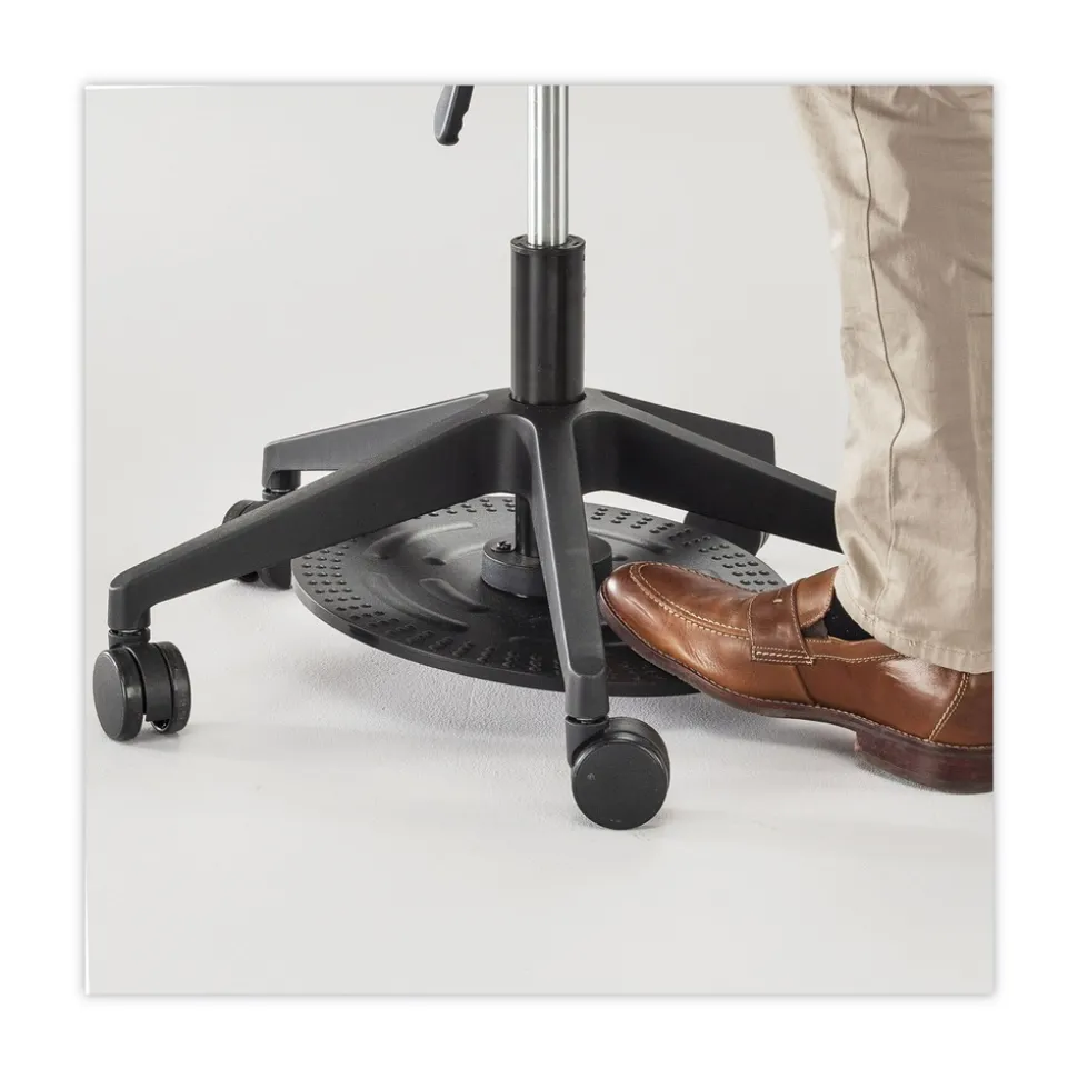 Safco 19.25 in. - 24.25 in. Seat Height, Supports Up to 250 lbs., Lab Stool - Black