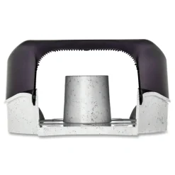San Jamar 9 in. Roll 10.25 in. x 5.63 in. x 12 in. Single Jumbo Bath Classic Tissue Dispenser - Transparent Black Pearl