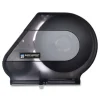 San Jamar 12 in. to 13 in. Roll 22 in. x 5.88 in. x 16.5 in. Quantum JBT Classic Dispenser - Transparent Black Pearl