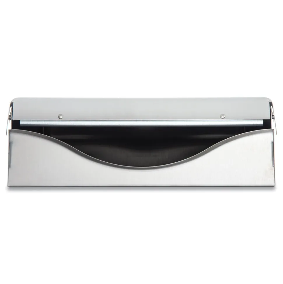 San Jamar 11.38 in. x 4 in. x 14.75 in. C-Fold/Multifold Towel Dispenser - Stainless Steel