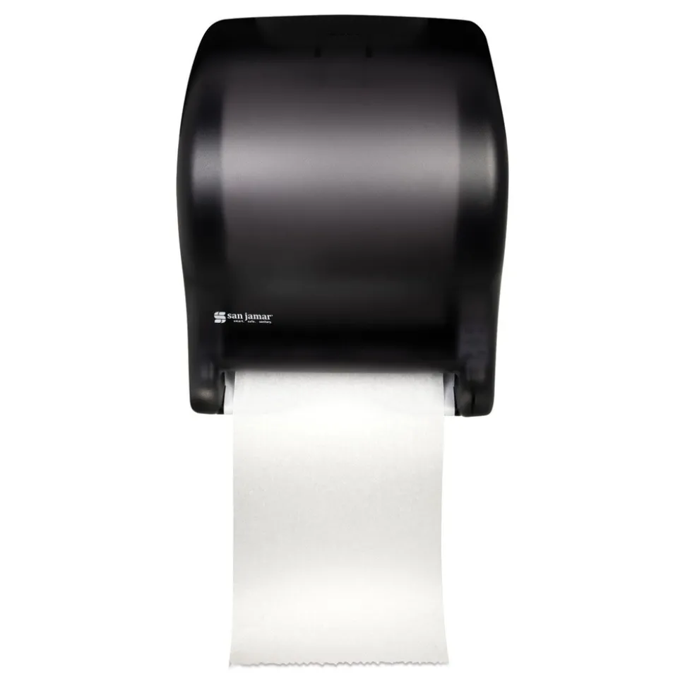 San Jamar Tear-N-Dry 11.75 in. x 9.13 in. x 14.44 in. Essence Classic Automatic Dispenser - Black Pearl