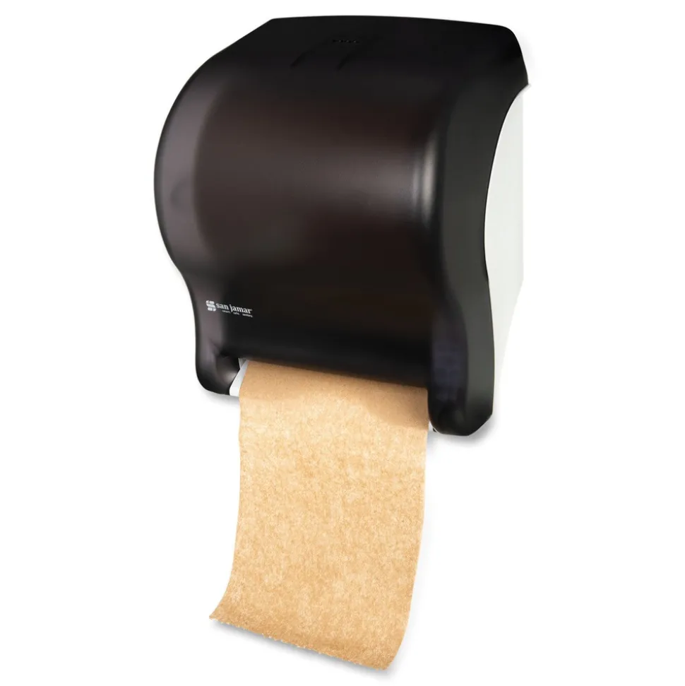 San Jamar Tear-N-Dry 11.75 in. x 9.13 in. x 14.44 in. Essence Classic Automatic Dispenser - Black Pearl