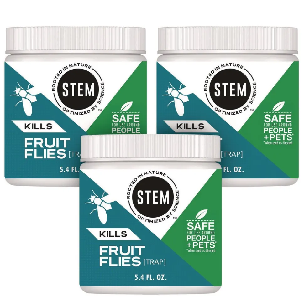SC Johnson STEM Fruit Flies Trap 5.4 oz Jar 8/Carton
