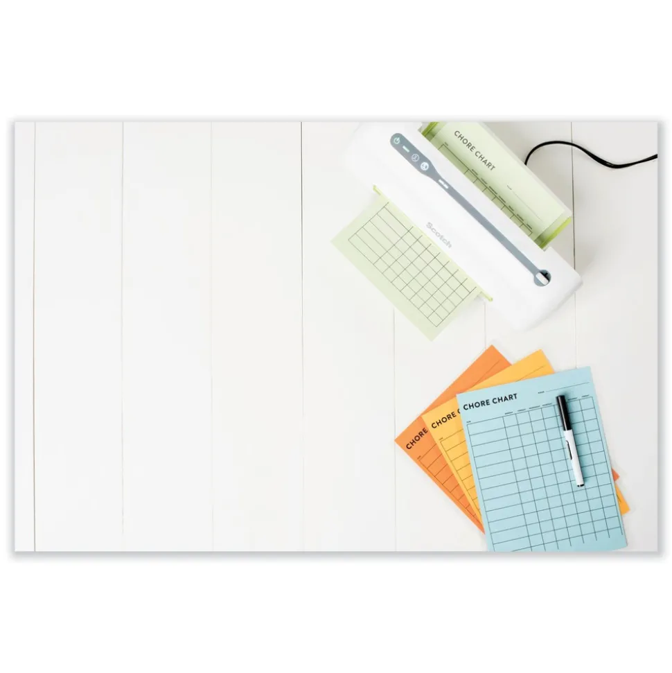 Scotch 8.9 in. x 11.4 in. 3 mil. Laminating Pouches - Clear (20/Pack)