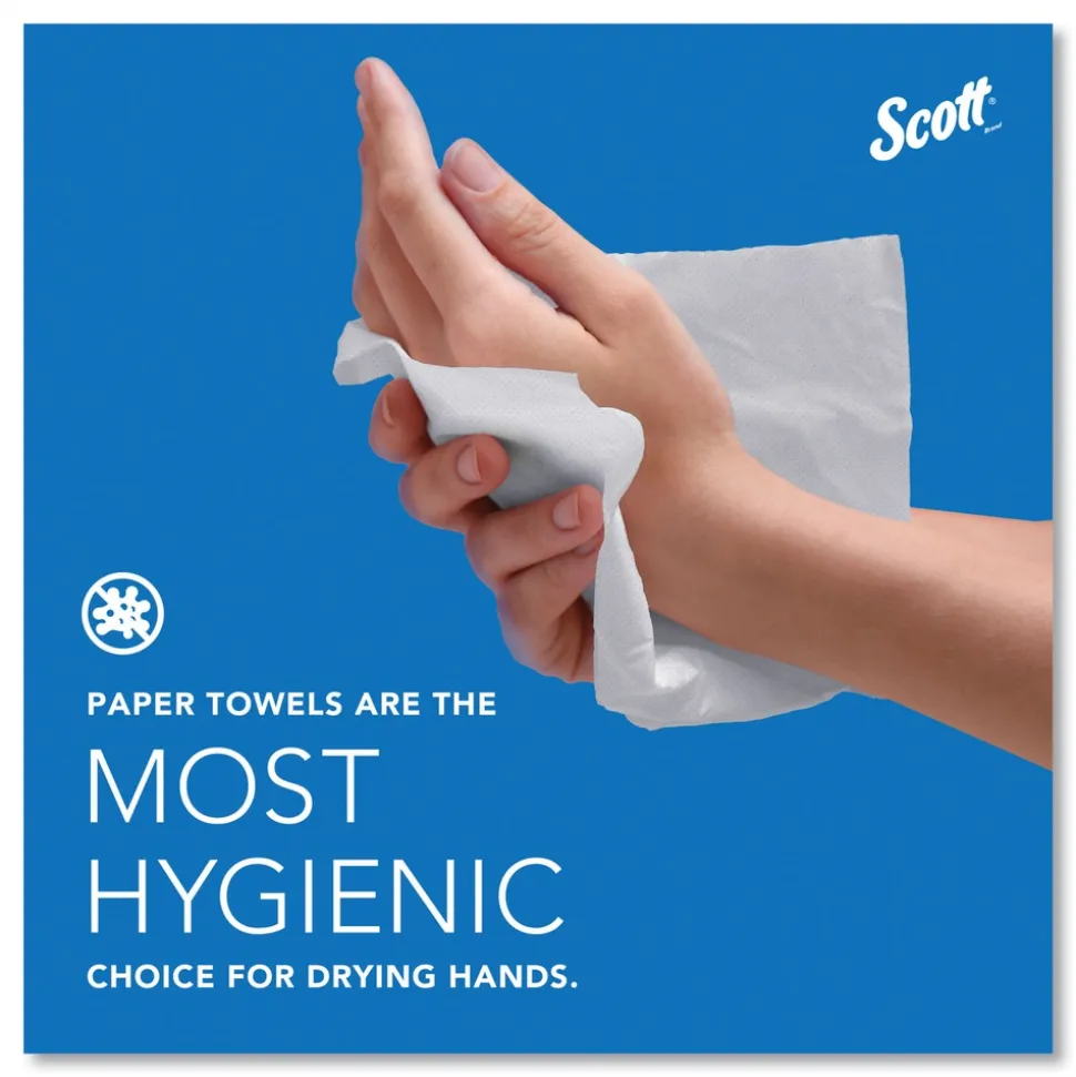 Scott Essential 12.7 in. x 9.57 in. x 15.76 in. Electronic Hard Roll Towel Dispenser - Black (1/Carton)