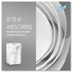 Scott 1-Ply 1150 ft. Pro Hard Roll Paper Towels with Elevated Scott Design for Scott Pro Dispenser - Gray Core Only (6/Carton)