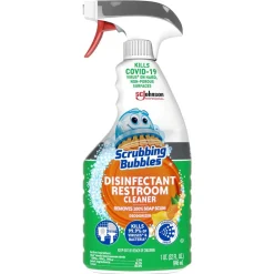 Scrubbing Bubbles 32 oz Disinfectant Restroom Cleaner - Citrus Scent (8/Carton)