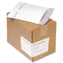 Sealed Air Jiffylite #0 Barrier Bubble Air Cell Cushion Self-Adhesive Closure Self-Seal 6 in. x 10 in. Bubble Mailer - White (200/Carton)