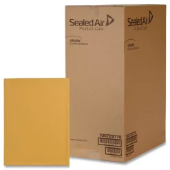 Sealed Air Jiffylite #3 Barrier Bubble Air Cell Cushion Self-Adhesive Closure Self-Seal 8.5 in. x 14.5 in. Bubble Mailer - Brown Kraft (100/Carton)