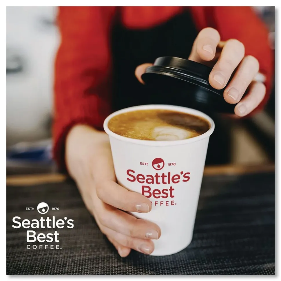 Seattle's Best 12420869 2.1 oz. Packet Premeasured Coffee Packs - Pier 70 Blend (72/Carton)