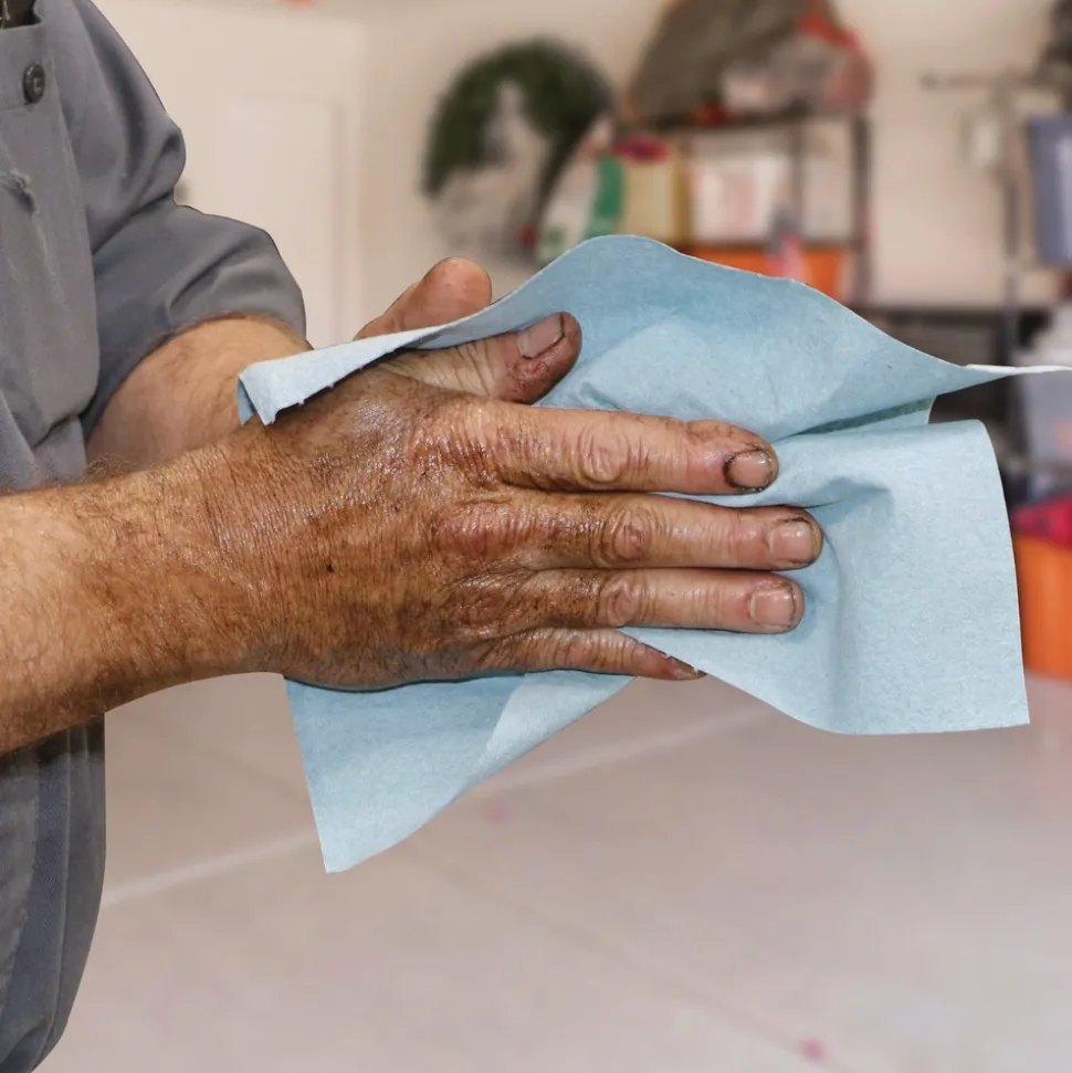 Sellars 1-Ply 11 x 9.4 TOOLBOX Shop Towels - Blue (30/Carton)