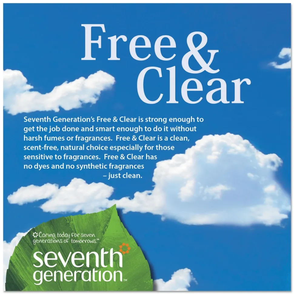 Seventh Generation Ultra Power Plus 65 oz. Natural Auto Dishwasher Gel - Fresh Citrus (6/Carton)