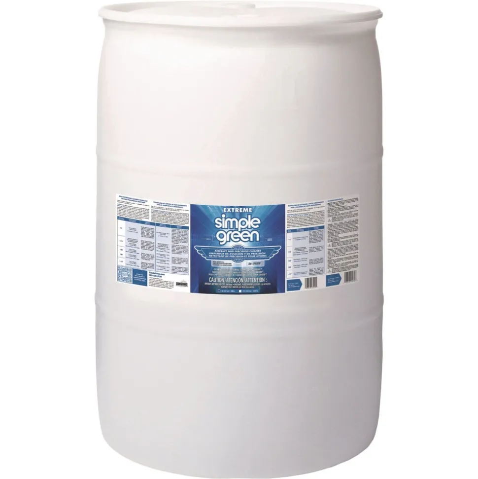 Simple Green Extreme 55 Gallon Drum Aircraft and Precision Equipment Cleaner - Neutral Scent