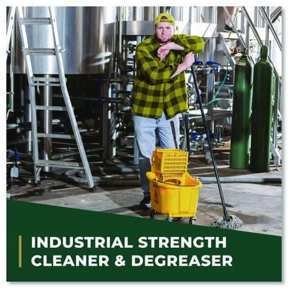 Simple Green 24 oz. Industrial Cleaner and Degreaser Concentrate Spray - Lemon Scent (12/Carton)