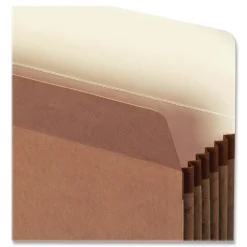 Smead 5.25 in. Expansion Letter Size Redrope Drop Front File Pockets (50/Box)
