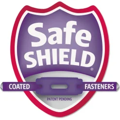 Smead 8 SafeSHIELD Fasteners 3 Dividers Letter Size Eight-Section Pressboard Top Tab Classification Folders - Dark Blue (10/Box)