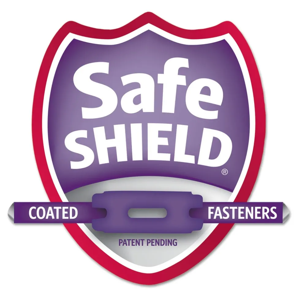 Smead 8 SafeSHIELD Fasteners 3 Dividers Letter Size 8-Section Pressboard Top Tab Classification Folders - Yellow (10/Box)