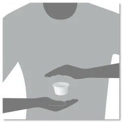 SOLO 4 oz. Paper Portion Cups - White (5000/Carton)