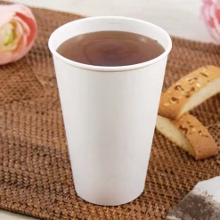 SOLO Thermoguard Insulated Paper Hot Cups 16 oz White Sustainable Forest Design 30/Pack