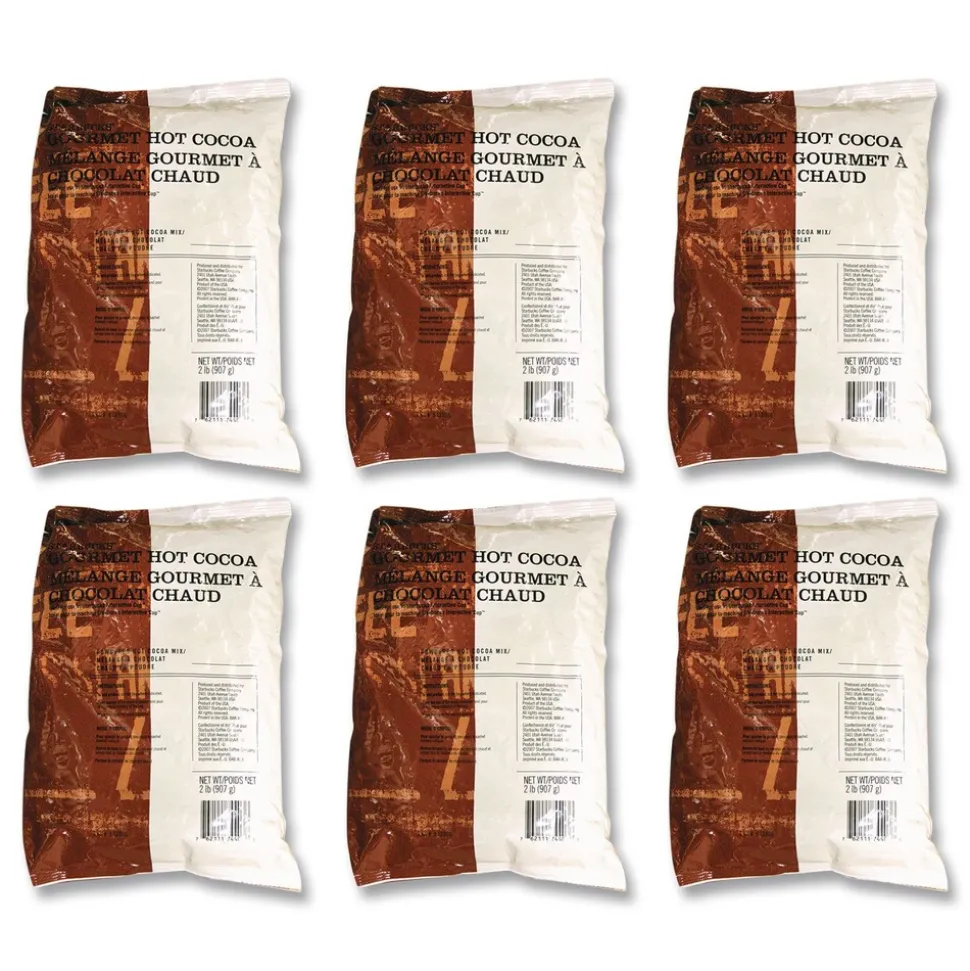 Starbucks 12420762 2 lb Bag Gourmet Hot Cocoa (6/Carton)