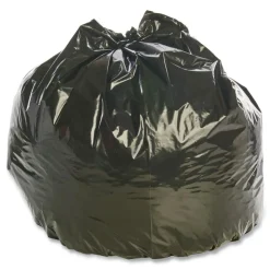 Stout by Envision 37 in. x 52 in. 55-Gallon 2 mil. Insect-Repellent Trash Bags - Black (65/Box)