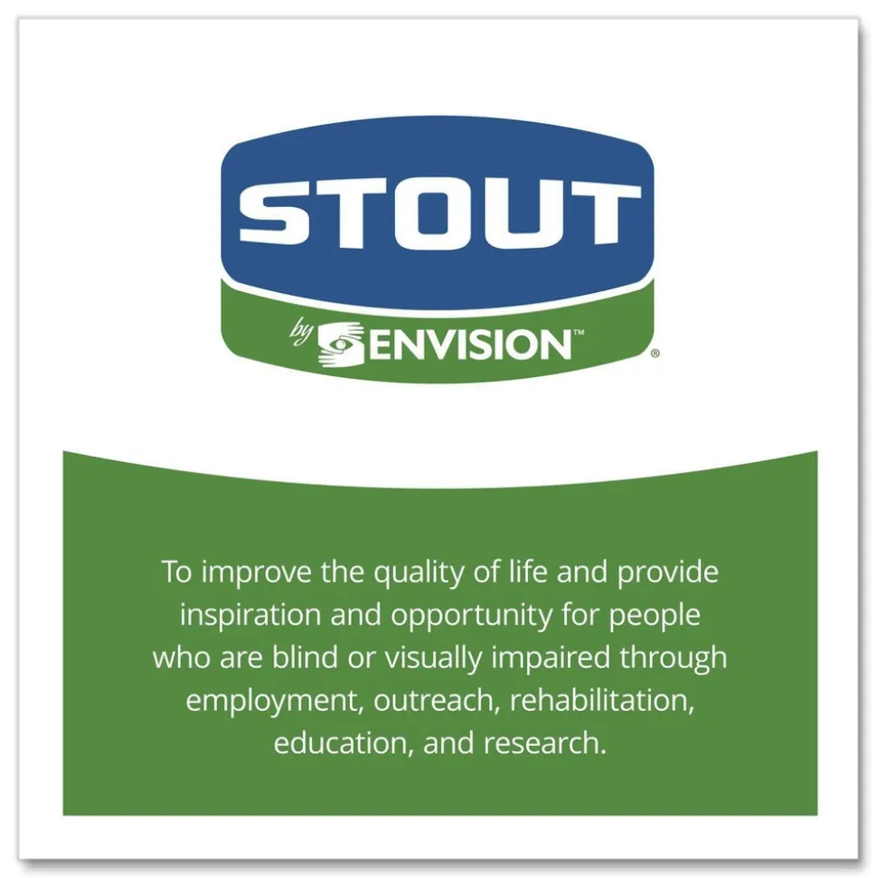 Stout by Envision 40 in. x 45 in. 45-Gallon 2 mil. Insect-Repellent Trash Bags - Black (65/Box)