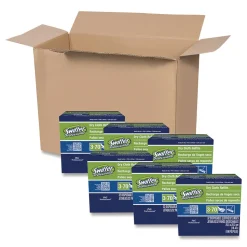 Swiffer 10-5/8 in. x 8 in. Dry Refill Cloths - White (32/Box, 6 Boxes/Carton)