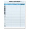 Tabbies 8.5 in. x 11 in. Patient Sign-In HIPAA Labels - Blue (125/Pack)