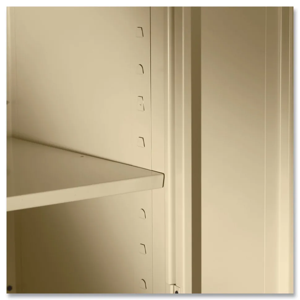 Tennsco 36 in. x 18 in. x 72 in. Assembled High Standard Cabinet - Light Gray
