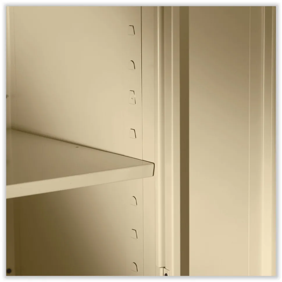 Tennsco 36 in. x 18 in. x 72 in. Unassembled High Standard Cabinet - Black
