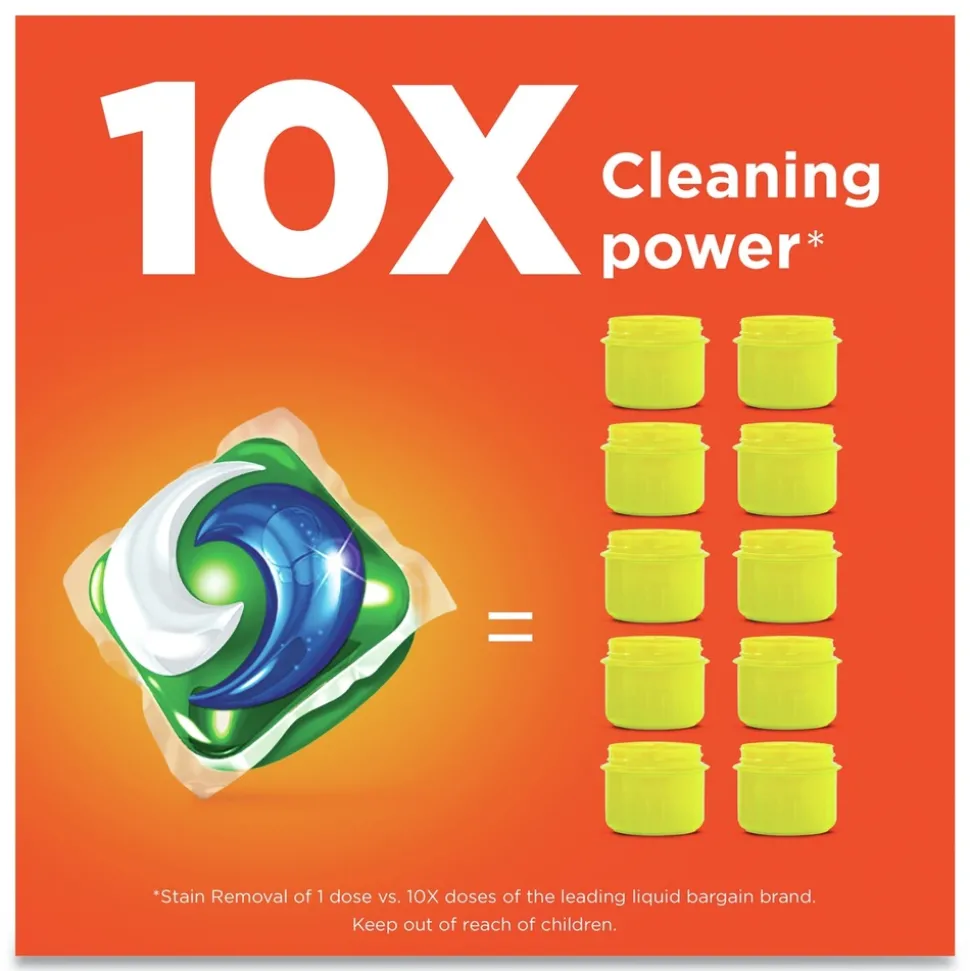 Tide Laundry Detergent Pods- Spring Meadow (4 Packs/Carton)