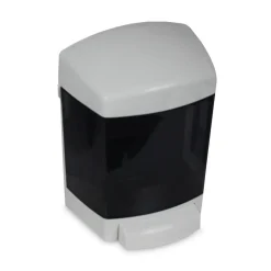 TOLCO 4 in. x 6.63 in. x 9 in. 50 oz. Clear Choice Bulk Soap Dispenser - White