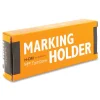 Tombow 4.4 mm Wax-Based Marking Pencil - Black Wax, Navy Blue Barrel (10/Box)