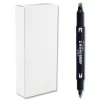 Tombow Mono Chisel/Bullet Tip Edge Highlighters - Yellow Green Barrel/Yellow Green Ink (10/Box)